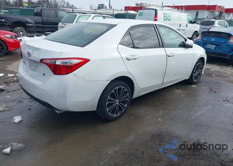 2015 Toyota Corolla S Plus from USA, damaged, VIN 2T1BURHE1FC473390